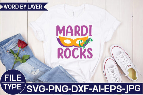 Mardi Gras Rocks SVG Cut File SVG Studio Innate 