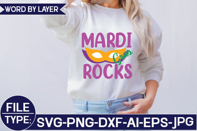 Mardi Gras Rocks SVG Cut File SVG Studio Innate 