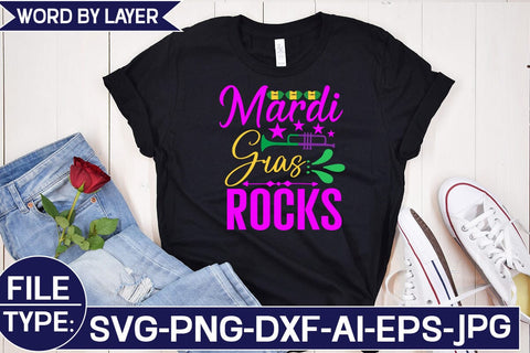 Mardi Gras Rocks SVG Cut File SVG Studio Innate 