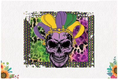Mardi Gras Skull Sublimation Sublimation Jagonath Roy 