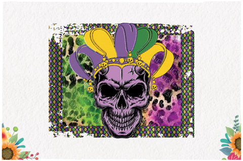 Mardi Gras Skull Sublimation Sublimation Jagonath Roy 