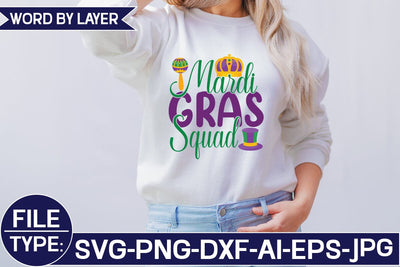 Mardi Gras Squad SVG Cut File SVG Studio Innate 