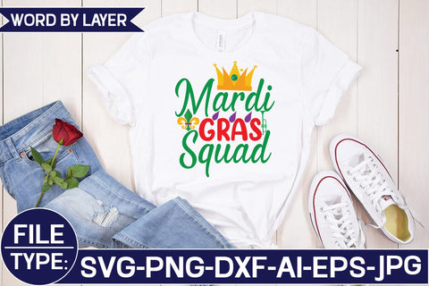 Mardi Gras Squad SVG Cut File SVG Studio Innate 