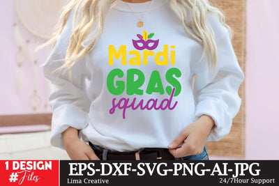 Mardi Gras Squad SVG Cute File SVG Insomnia Std 
