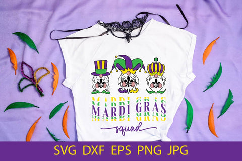 Mardi Gras Squad SVG Free For Commercial Use SVG Sintegra 