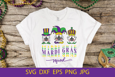 Mardi Gras Squad SVG Free For Commercial Use SVG Sintegra 