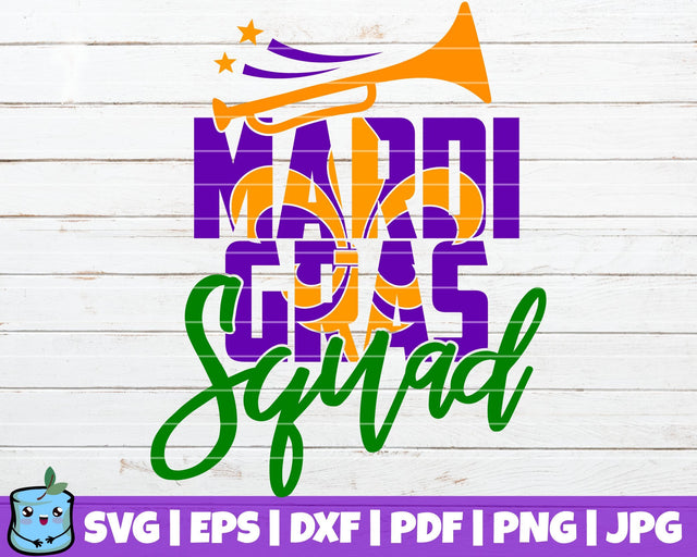 Mardi Gras Squad SVG MintyMarshmallows 