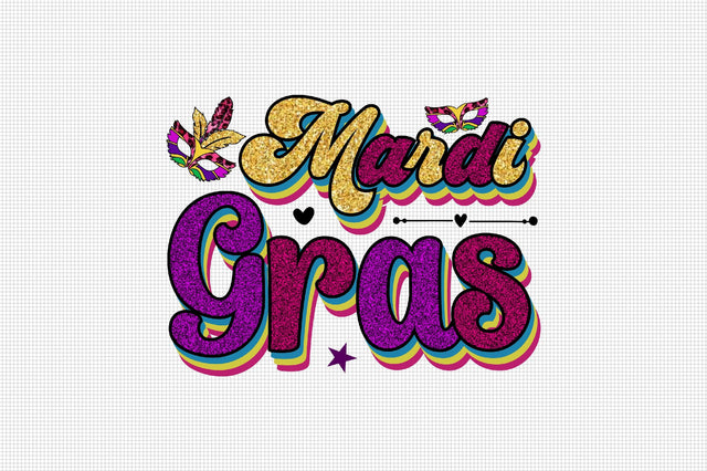 Mardi Gras Sublimation SVGArt 