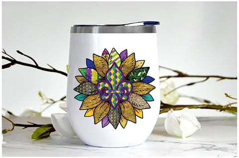 Mardi Gras Sunflower Sublimation Sublimation Jagonath Roy 