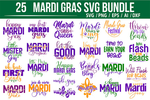Mardi Gras SVG Bundle 25 file SVG nirmal108roy 