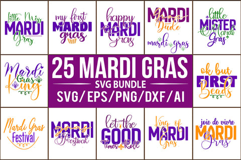 Mardi Gras SVG Bundle 25 file SVG nirmal108roy 