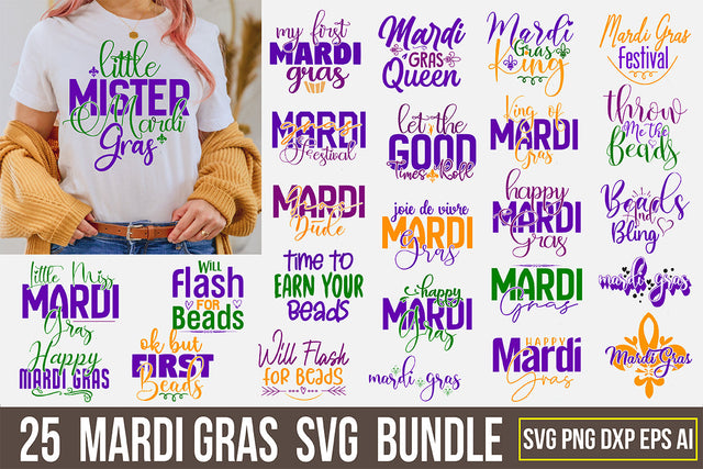 Mardi Gras SVG Bundle 25 file SVG nirmal108roy 