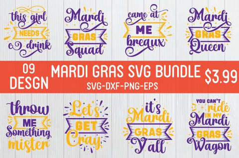 Mardi Gras SVG Bundle | Mardi Gras Quotes | 50 Shirt Designs | Mardi Gras Cut Files | Beads Bling | Cricut, Silhouette files | Carnival Svg SVG farhad farhad 