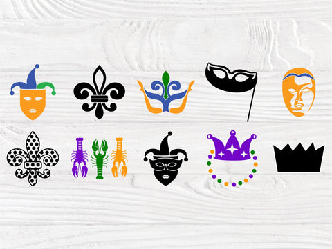 Mardi Gras SVG Bundle | Mardi Gras Quotes | 50 Shirt Designs | Mardi Gras Cut Files | Beads Bling | Cricut, Silhouette files | Carnival Svg SVG TonisArtStudio 