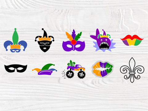 Mardi Gras SVG Bundle | Mardi Gras Quotes | 50 Shirt Designs | Mardi Gras Cut Files | Beads Bling | Cricut, Silhouette files | Carnival Svg SVG TonisArtStudio 