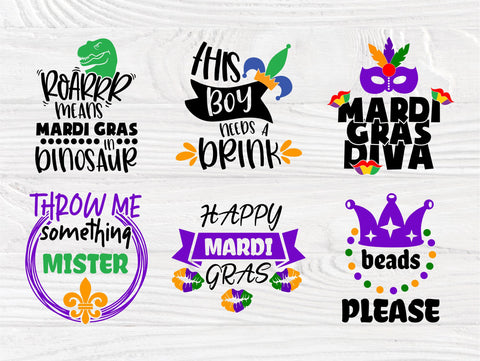 Mardi Gras SVG Bundle | Mardi Gras Svg | Mardi Gras Signs | Mardi Gras Cut Files for Crafters | Svg Files for Cricut and Silhouette Cameo SVG TonisArtStudio 