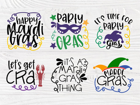 Mardi Gras SVG Bundle | Parade Party Svg | Mardi Gras Signs | Cut Files for Crafter |Cricut, Silhouette Cut Files | Carnival Svg | Party Svg SVG TonisArtStudio 