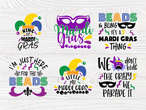 Mardi Gras SVG Bundle | Parade Party Svg | Mardi Gras Signs | Mardi Gras Cut Files for Crafters | Mask Queen Svg | Cricut Cut Files SVG TonisArtStudio 