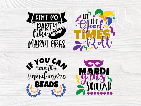 Mardi Gras SVG Bundle | Parade Party Svg | Mardi Gras Signs | Mardi Gras Cut Files for Crafters | Mask Queen Svg | Cricut Cut Files SVG TonisArtStudio 