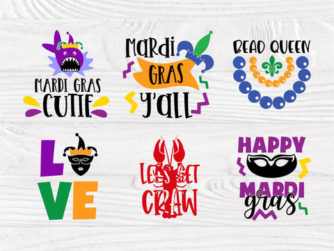 Mardi Gras SVG Bundle | Parade Party Svg | Mardi Gras Signs | Mardi Gras Cut Files for Crafters | Mask Queen Svg | Cricut Cut Files SVG TonisArtStudio 