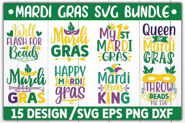 Mardi Gras SVG Bundle SVG Ariyan 