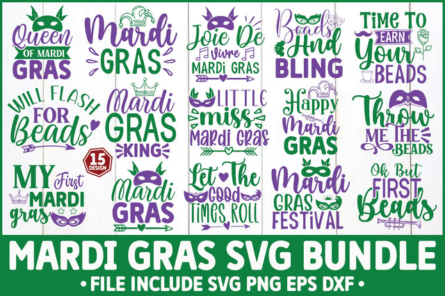 Mardi Gras SVG Bundle SVG Ariyan 