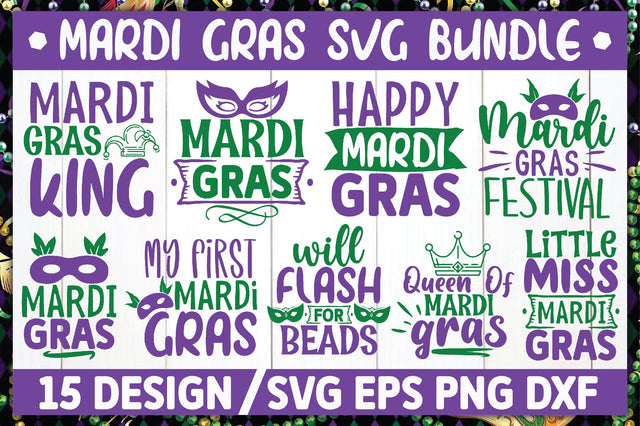 Mardi Gras SVG Bundle SVG Ariyan 