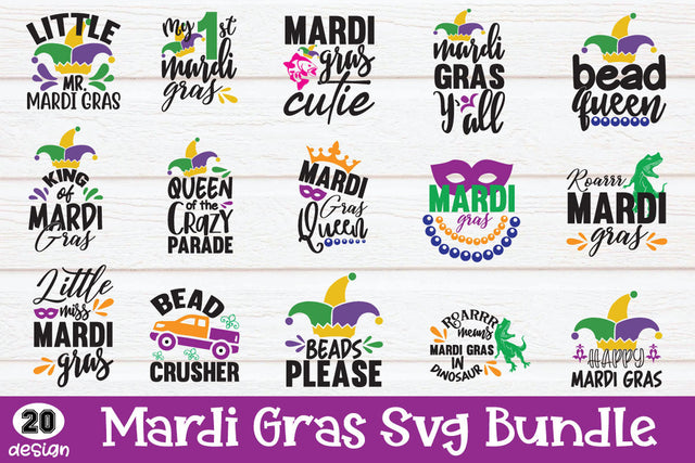 Mardi Gras SVG Bundle SVG md faruk hossain 