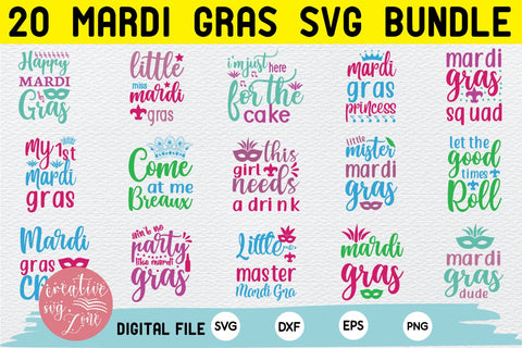 Mardi Gras SVG Bundle SVG md faruk hossain 