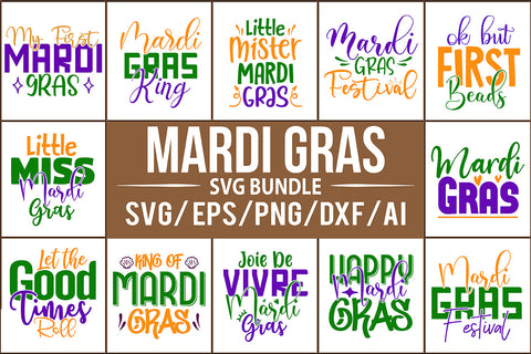 Mardi Gras SVG Bundle SVG nirmal108roy 