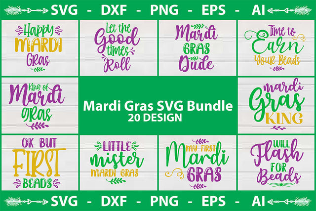 Mardi Gras SVG Bundle SVG shah alam 