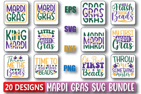 Mardi Gras SVG Bundle SVG Shahin alam 