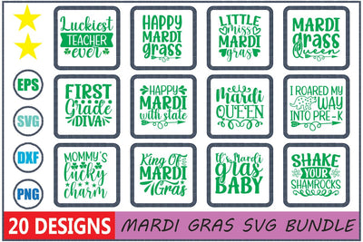Mardi Gras SVG Bundle SVG Shahin alam 