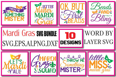 Mardi Gras SVG Bundle Vol. 3 SVG Craftlabsvg24 