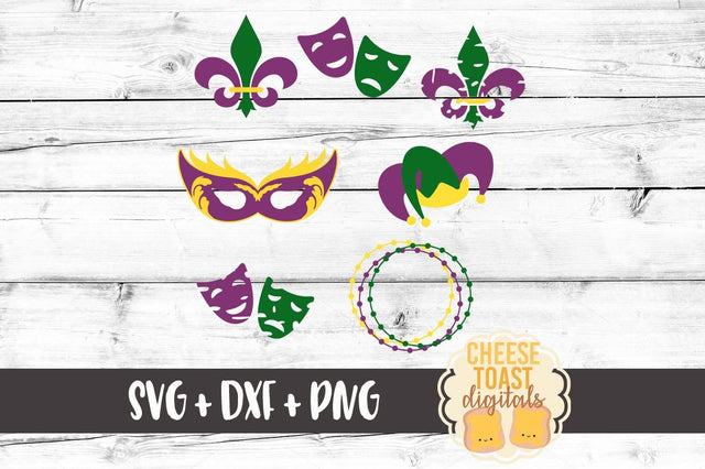 Mardi Gras SVG Cheese Toast Digitals 