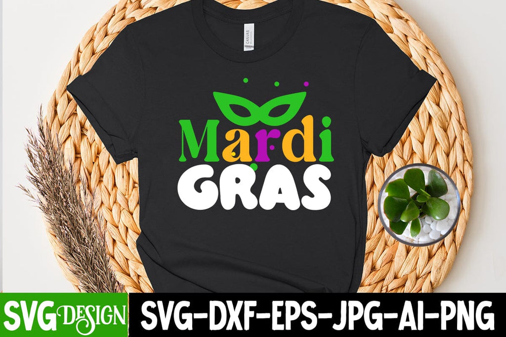 Mardi Gras SVG Cut File, Mardi Gras SVG Design - So Fontsy