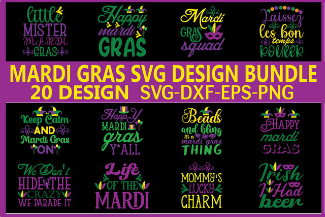 Mardi gras svg design bundle SVG designer krishna 