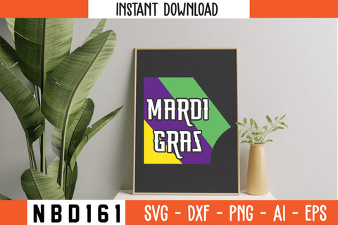 MARDI GRAS Svg Design SVG Nbd161 