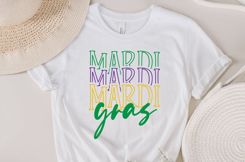 Mardi Gras svg, Fat Tuesday svg, Kids Mardi Gras Svg, Fat Tuesday Carnival Svg, Girl Mardi Gras Shirt, stacked word svg, Mardi Gras Sign png SVG Fauz 