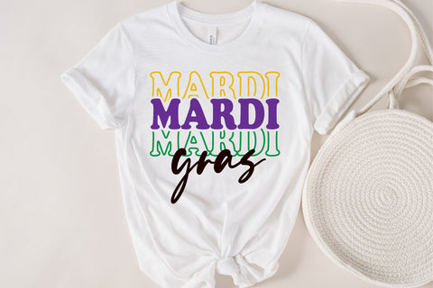 Mardi Gras svg, Fat Tuesday svg, Kids Mardi Gras Svg, Fat Tuesday Carnival Svg, Girl Mardi Gras Shirt, stacked word svg, Mardi Gras Sign png SVG Fauz 
