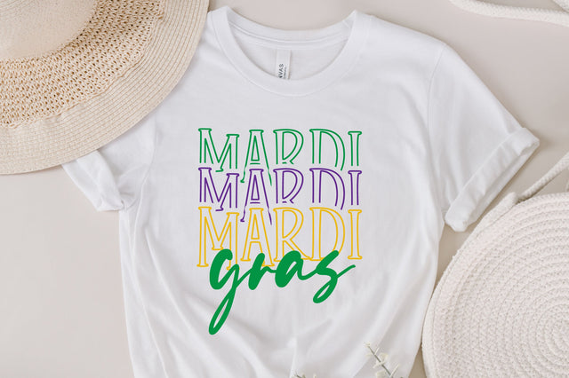 Mardi Gras svg, Fat Tuesday svg, Kids Mardi Gras Svg, Fat Tuesday Carnival Svg, Girl Mardi Gras Shirt, stacked word svg, Mardi Gras Sign png SVG Fauz 