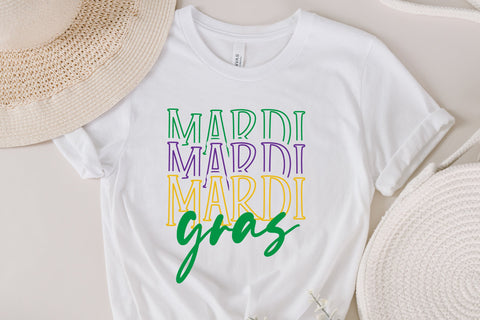 Mardi Gras svg, Fat Tuesday svg, Kids Mardi Gras Svg, Fat Tuesday Carnival Svg, Girl Mardi Gras Shirt, stacked word svg, Mardi Gras Sign png SVG Fauz 
