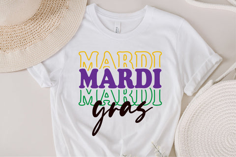 Mardi Gras svg, Fat Tuesday svg, Kids Mardi Gras Svg, Fat Tuesday Carnival Svg, Girl Mardi Gras Shirt, stacked word svg, Mardi Gras Sign png SVG Fauz 