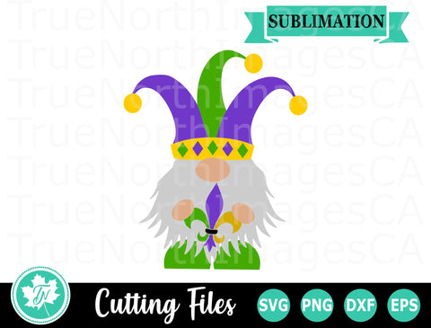 Mardi Gras SVG | Gnome SVG | Jester SVG SVG TrueNorthImagesCA 
