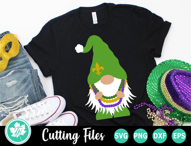 Mardi Gras SVG | Gnome SVG | Mardi Gras Beads SVG SVG TrueNorthImagesCA 
