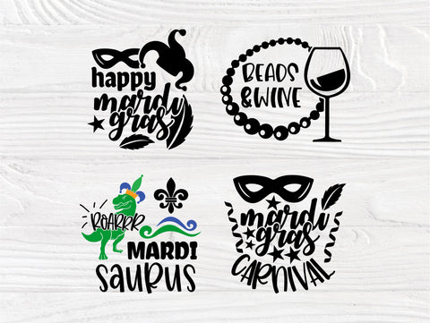 Mardi Gras SVG | Happy Mardi Gras Svg | Svg Bundle | Mardi Gras Cut File for Cricut and Silhouette | Mardi Gras Beads | Mardi Gras Quotes SVG TonisArtStudio 