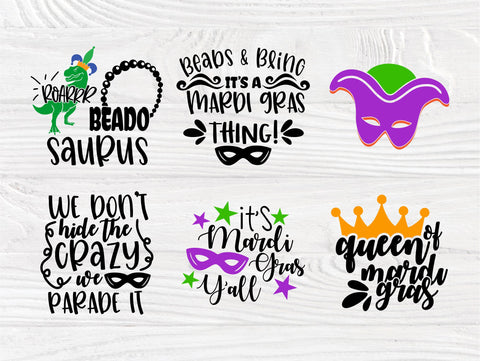 Mardi Gras SVG | Happy Mardi Gras Svg | Svg Bundle | Mardi Gras Cut File for Cricut and Silhouette | Mardi Gras Beads | Mardi Gras Quotes SVG TonisArtStudio 