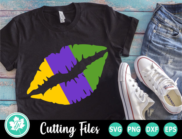 Mardi Gras SVG | Lips SVG SVG TrueNorthImagesCA 