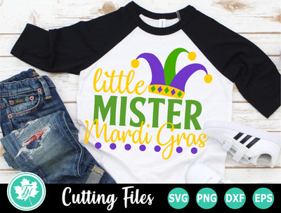 Mardi Gras SVG | Little Mister Mardi Gras SVG SVG TrueNorthImagesCA 