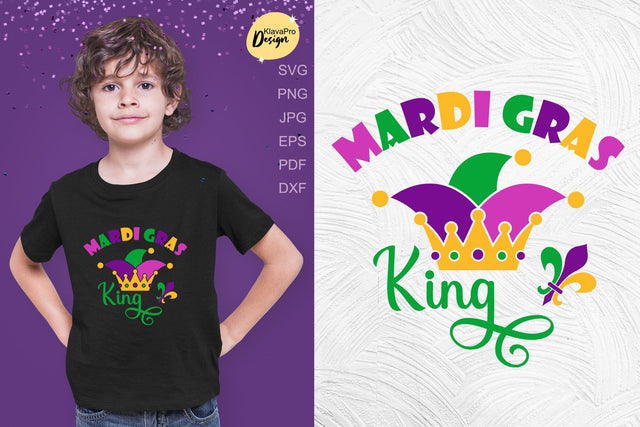 Mardi Gras SVG| Mardi Gras King SVG | layered cut file SVG Klava P 